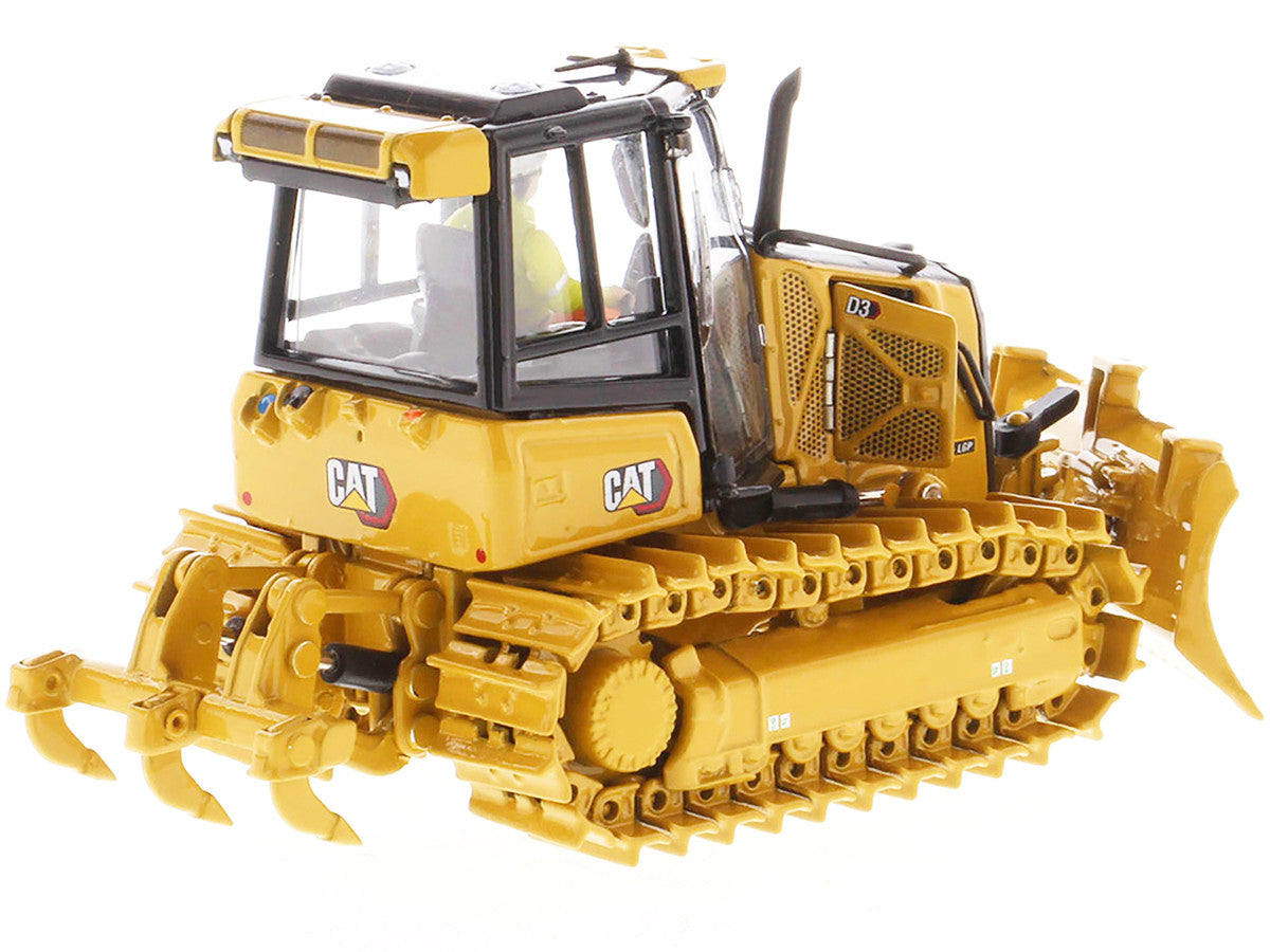 CAT Caterpillar D3 Track Type Dozer with Operator "High Line" Series 1/50 Diecast Model by Diecast Masters LuxuryLifeWay Online Store