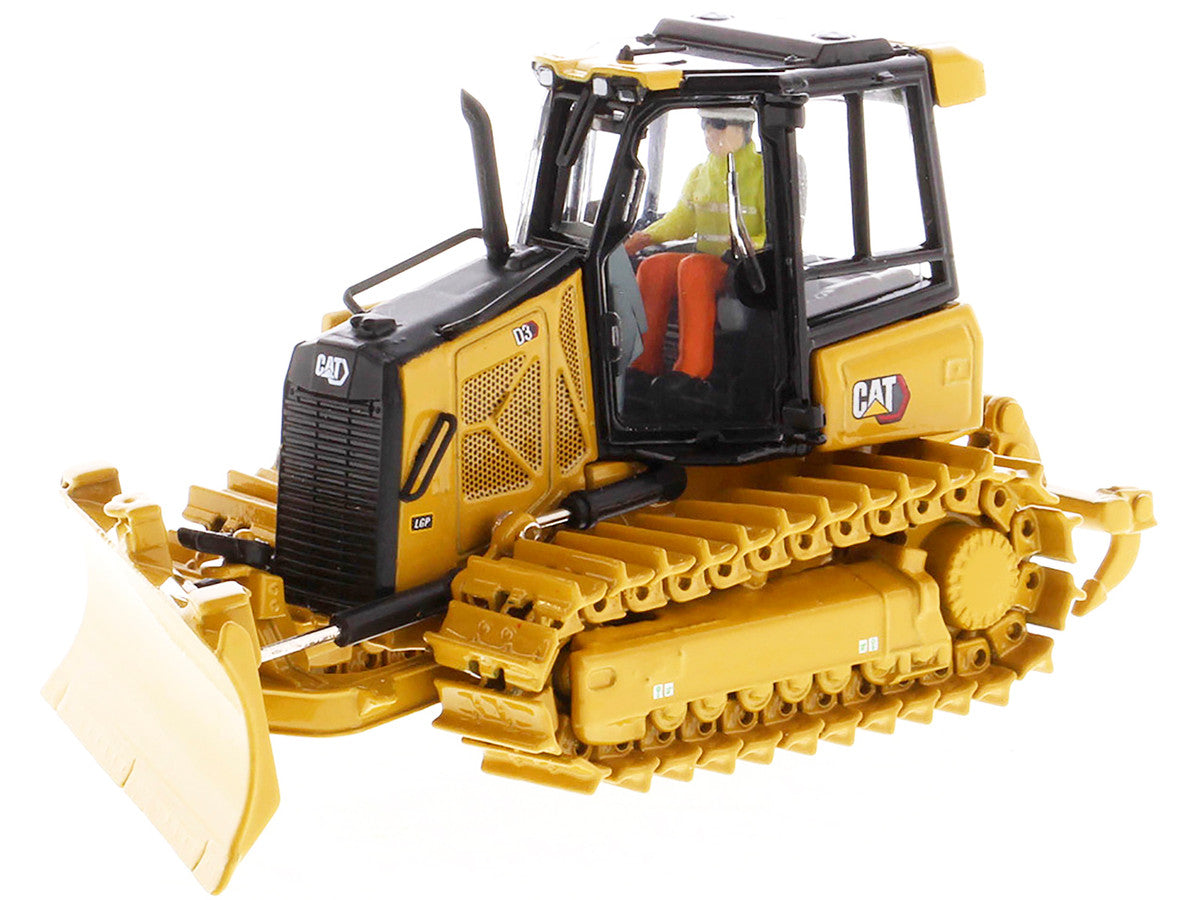 CAT Caterpillar D3 Track Type Dozer with Operator "High Line" Series 1/50 Diecast Model by Diecast Masters LuxuryLifeWay Online Store