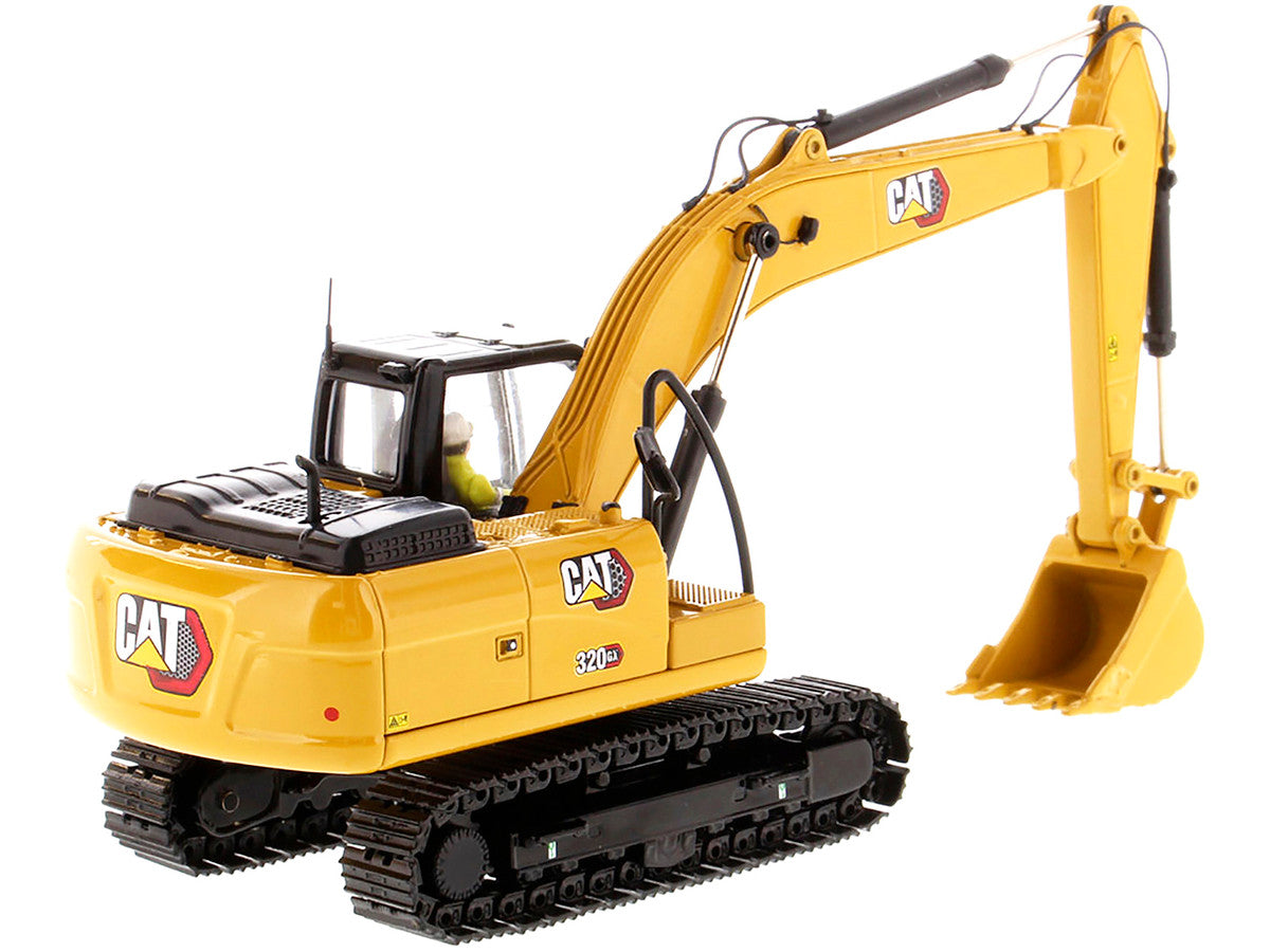 CAT Caterpillar 320 GX Hydraulic Excavator with Operator "High Line" Series 1/50 Diecast Model by Diecast Masters LuxuryLifeWay Online Store
