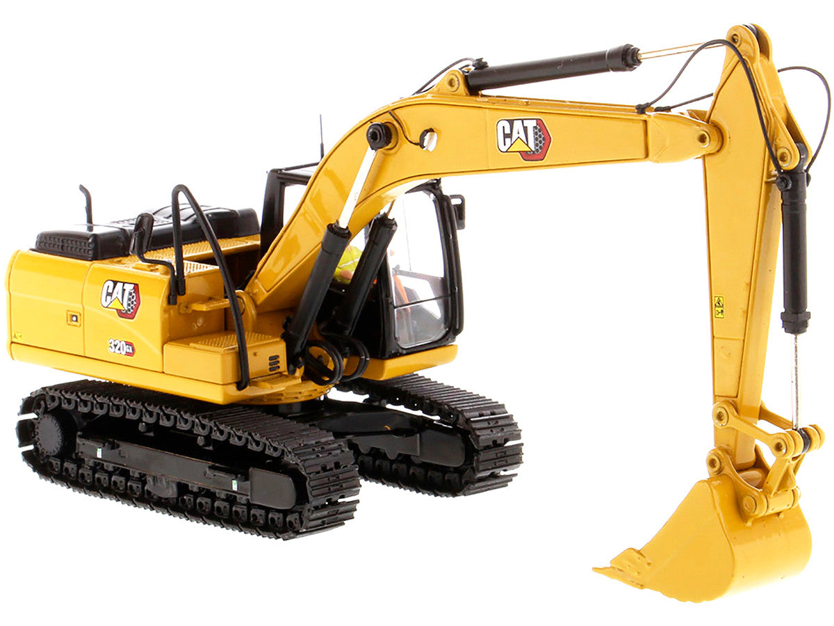 CAT Caterpillar 320 GX Hydraulic Excavator with Operator "High Line" Series 1/50 Diecast Model by Diecast Masters LuxuryLifeWay Online Store