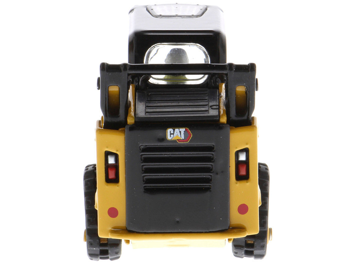 CAT Caterpillar 259D3 Compact Track Loader with Work Tools and Operator Yellow "High Line Series" 1/50 Diecast Model by Diecast Masters LuxuryLifeWay Online Store