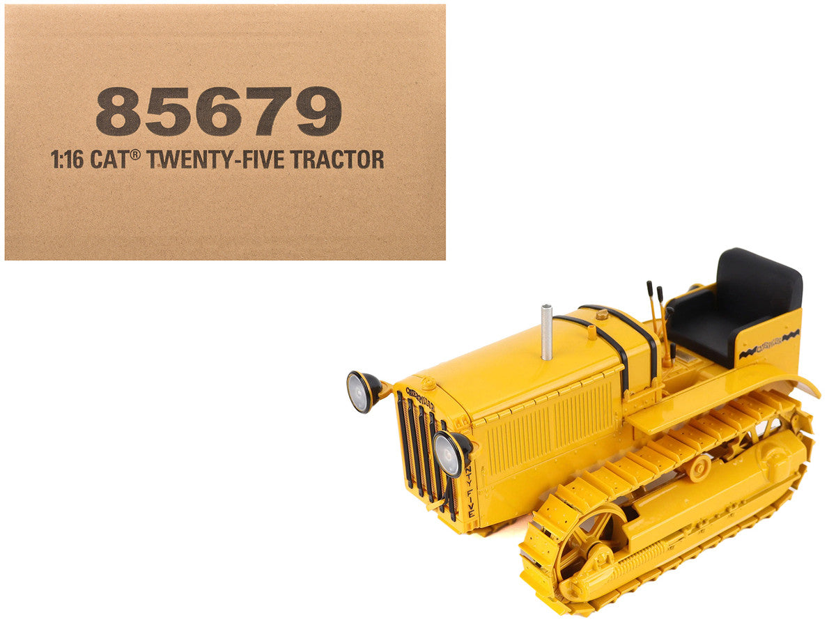 CAT Caterpillar Twenty Five Tractor Yellow "Vintage" Series 1/16 Diecast Model by Diecast Masters LuxuryLifeWay Online Store