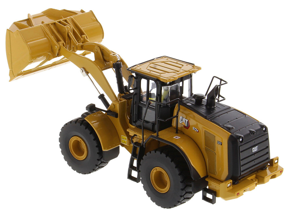 CAT Caterpillar 972 XE Wheel Loader Yellow with Operator "High Line Series" 1/50 Diecast Model by Diecast Masters LuxuryLifeWay Online Store