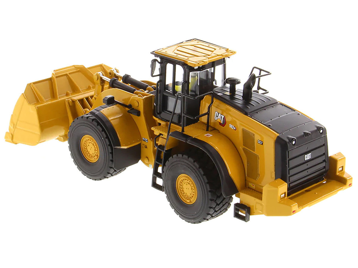 CAT Caterpillar 982 XE Wheel Loader Yellow with Operator "High Line Series" 1/50 Diecast Model by Diecast Masters LuxuryLifeWay Online Store