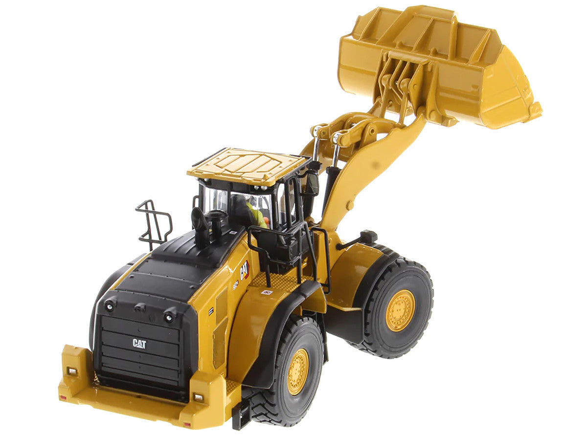 CAT Caterpillar 982 XE Wheel Loader Yellow with Operator "High Line Series" 1/50 Diecast Model by Diecast Masters LuxuryLifeWay Online Store
