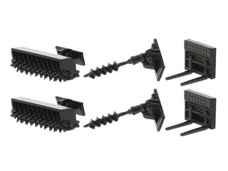 Set of 2 pieces CAT Caterpillar 272D2 Skid Steer Loader and CAT Caterpillar 297D2 Compact Track Loader with Accessories 1/64 Diecast Models by Diecast Masters LuxuryLifeWay Online Store