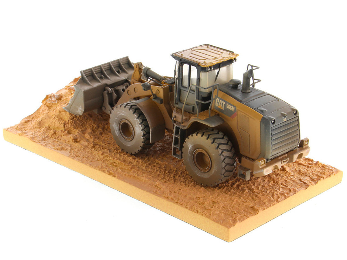 CAT Caterpillar 966M Wheel Loader with Operator (Dirty Version) "Weathered" Series 1/50 Diecast Model by Diecast Masters LuxuryLifeWay Online Store