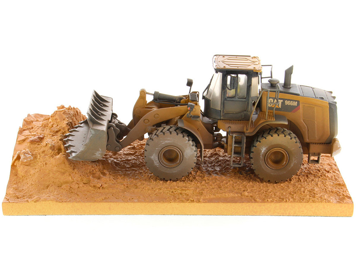 CAT Caterpillar 966M Wheel Loader with Operator (Dirty Version) "Weathered" Series 1/50 Diecast Model by Diecast Masters LuxuryLifeWay Online Store