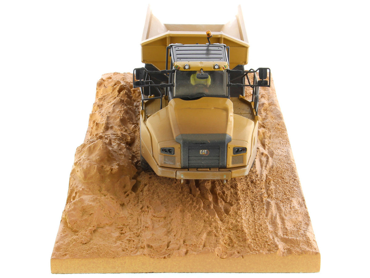 CAT Caterpillar 745 Articulated Truck with Operator (Dirty Version) "Weathered" Series 1/50 Diecast Model by Diecast Masters LuxuryLifeWay Online Store