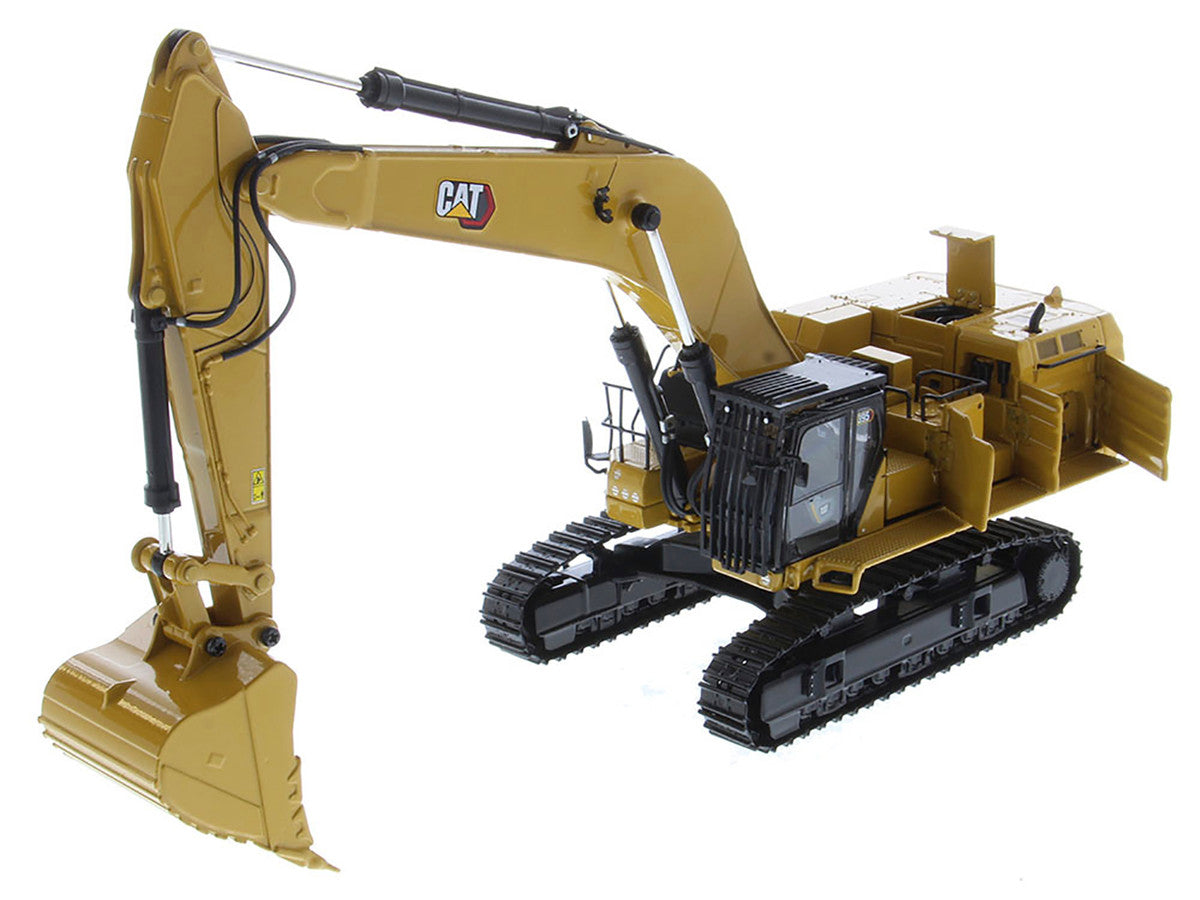 CAT Caterpillar 395 Next Generation Hydraulic Excavator (General Purpose Version) Yellow with Operator and Additional Tools "High Line" Series 1/50 Diecast Model by Diecast Masters LuxuryLifeWay Online Store