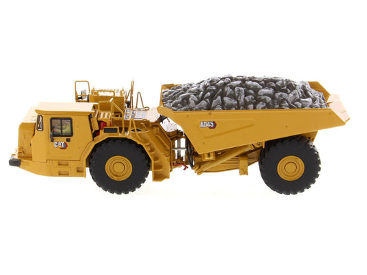CAT Caterpillar AD45 Underground Articulated Truck Yellow "High Line" Series 1/50 Diecast Model by Diecast Masters LuxuryLifeWay Online Store