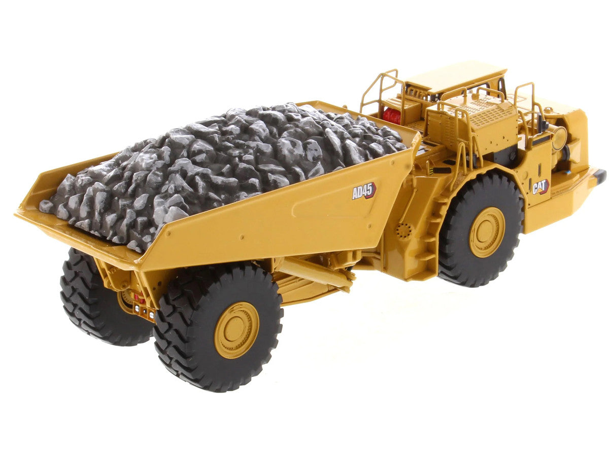 CAT Caterpillar AD45 Underground Articulated Truck Yellow "High Line" Series 1/50 Diecast Model by Diecast Masters LuxuryLifeWay Online Store