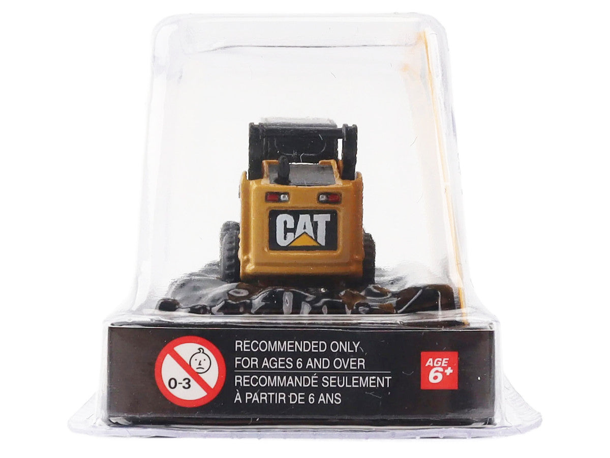 CAT Caterpillar 272C Skid Steer Loader with Pallet Fork Yellow "Micro-Constructor" Series Diecast Model by Diecast Masters LuxuryLifeWay Online Store