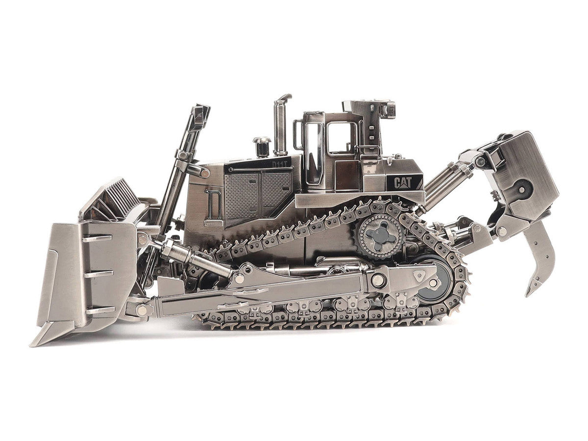 CAT Caterpillar D11T Track Type Tractor Dozer Antique Silver Finish "Commemorative Series" 1/50 Diecast Model by Diecast Masters LuxuryLifeWay Online Store
