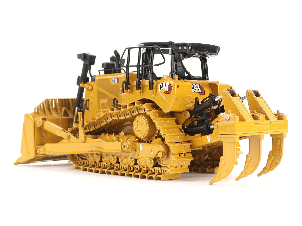 CAT Caterpillar D8 Track-Type Dozer (Standard Configuration) Yellow "High Line" Series  1/50 Diecast Model by Diecast Masters LuxuryLifeWay Online Store