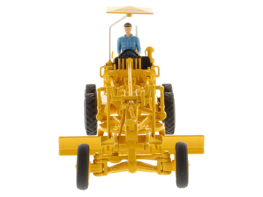 CAT Caterpillar No.12 Motor Grader Yellow with Operator "Vintage Series" 1/50 Diecast Model by Diecast Masters LuxuryLifeWay Online Store