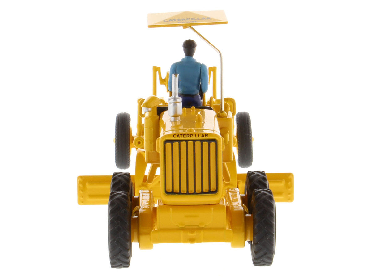 CAT Caterpillar No.12 Motor Grader Yellow with Operator "Vintage Series" 1/50 Diecast Model by Diecast Masters LuxuryLifeWay Online Store