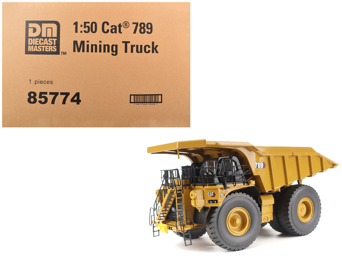 CAT Caterpillar 789 Mining Truck Yellow "High Line" Series 1/50 Diecast Model by Diecast Masters LuxuryLifeWay Online Store
