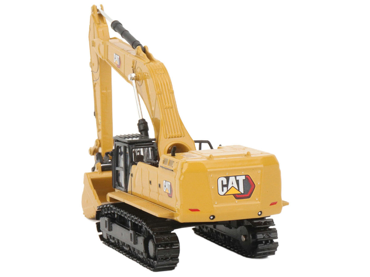 CAT Caterpillar 395 Next-Generation Hydraulic Excavator (Mass Excavator Version) Yellow with Additional Tools "High Line Series" 1/87 (HO) Diecast Model by Diecast Masters LuxuryLifeWay Online Store