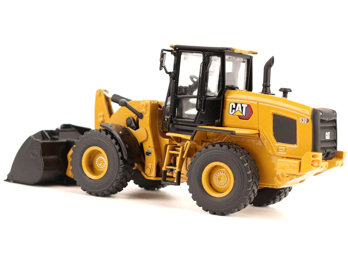 CAT Caterpillar 930 Wheel Loader with Operator Yellow "High Line" Series 1/50 Diecast Model by Diecast Masters LuxuryLifeWay Online Store