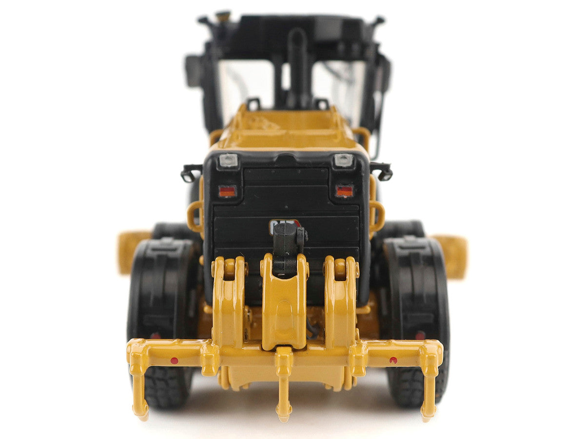 CAT Caterpillar 140 LVR Motor Grader Yellow with Black Top "High Line" Series 1/50 Diecast Model by Diecast Masters LuxuryLifeWay Online Store