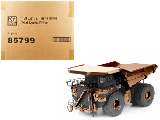 CAT Caterpillar 797F 4 Tier Mining Truck Copper Finish Special Edition "Commemorative" Series 1/50 Diecast Model by Diecast Masters LuxuryLifeWay Online Store