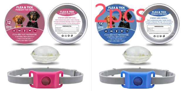 Pet Insect Repellent Button Collar Capsule Suit Pets Fashion