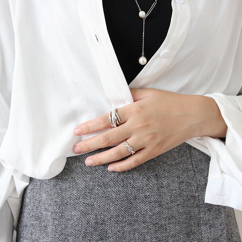 S925 Vintage Multilayer Wound Ring LadyShow.Store