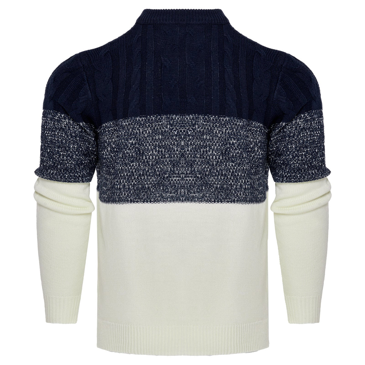 Men's Knitted Sweater Fashion Long-sleeved Pullover Tops Fall And Winter Clothing NorixaFashion.com