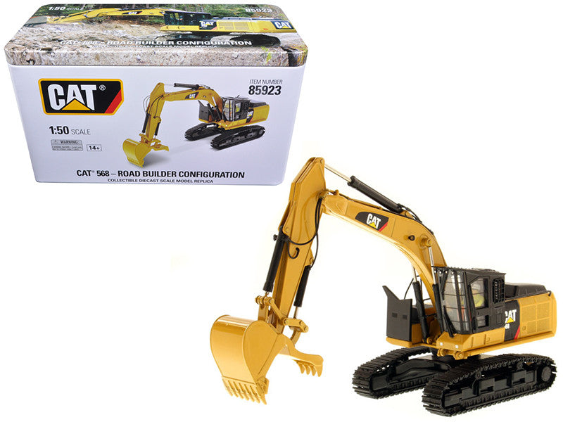 CAT Caterpillar 568 GF Road Builder with Operator "High Line Series" 1/50 Diecast Model by Diecast Masters LuxuryLifeWay Online Store