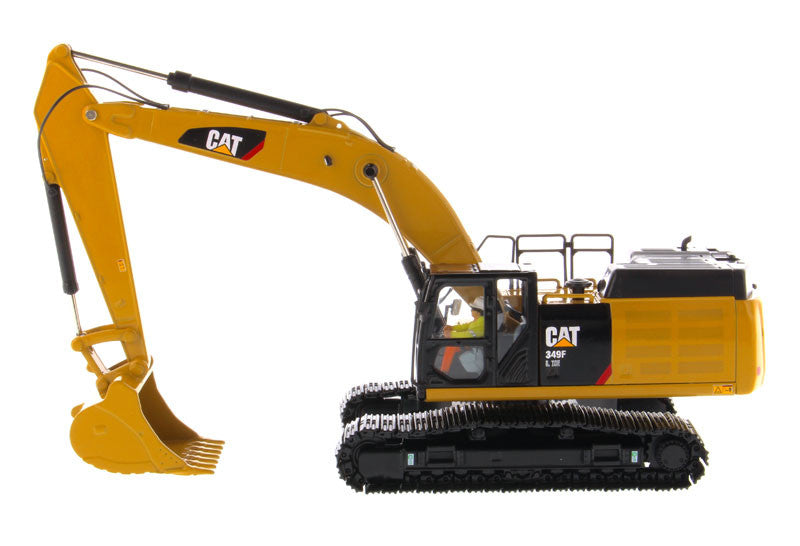 CAT Caterpillar 349F L XE Hydraulic Excavator with Operator "High Line" Series 1/50 Diecast Model by Diecast Masters LuxuryLifeWay Online Store