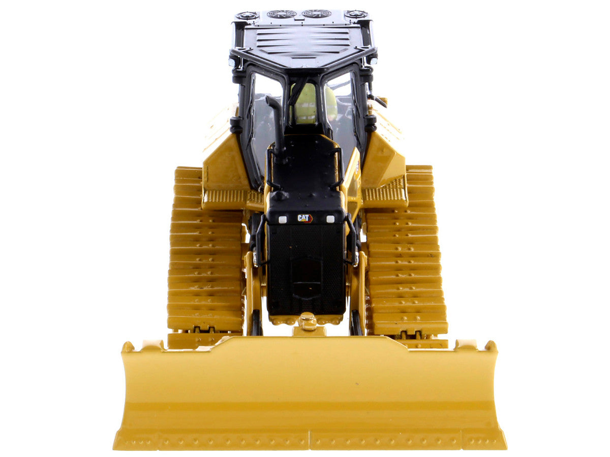 CAT Caterpillar D5 LGP VPAT Track Type Tractor Dozer Yellow with Operator "High Line" Series 1/50 Diecast Model by Diecast Masters LuxuryLifeWay Online Store