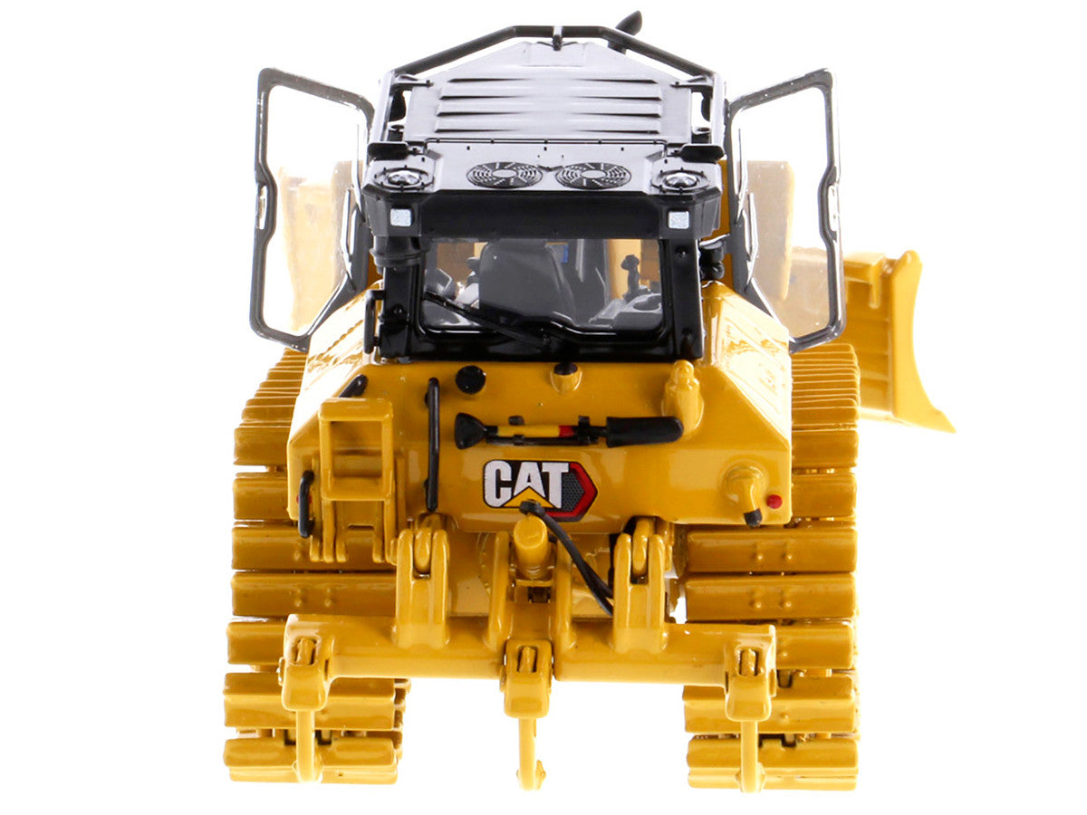 CAT Caterpillar D5 LGP VPAT Track Type Tractor Dozer Yellow with Operator "High Line" Series 1/50 Diecast Model by Diecast Masters LuxuryLifeWay Online Store