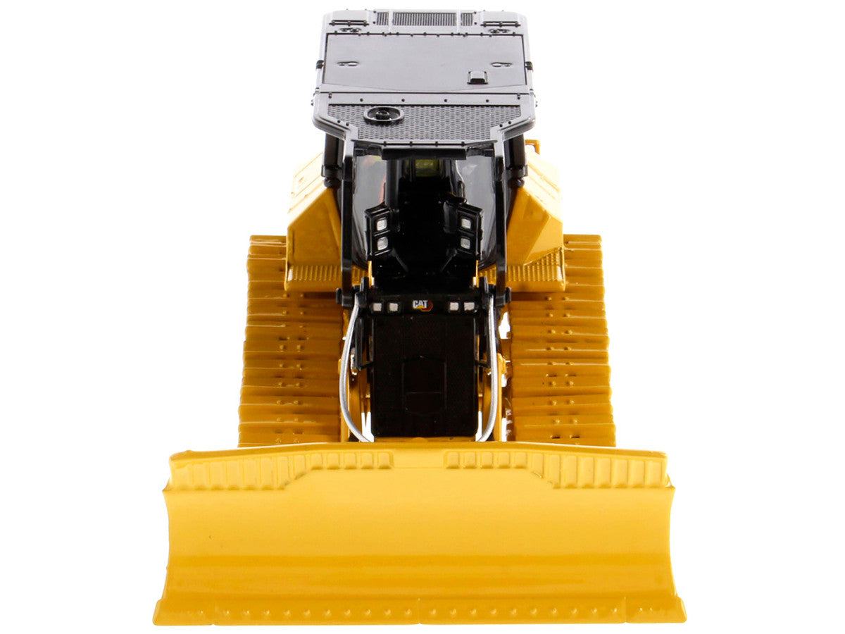 CAT Caterpillar D5 LGP Track Type Tractor Fire Dozer Yellow with Operator "High Line" Series 1/50 Diecast Model by Diecast Masters LuxuryLifeWay Online Store