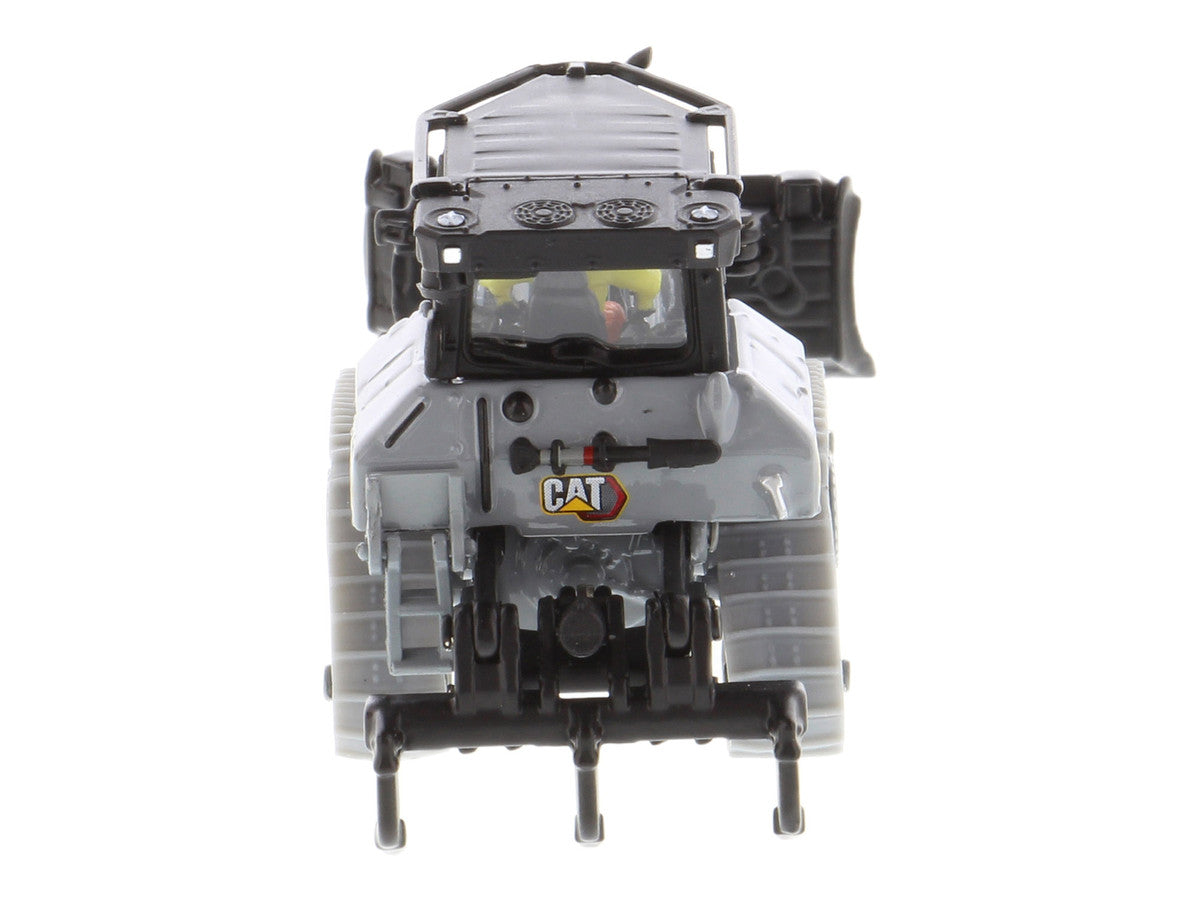 CAT Caterpillar D5 Track-Type Dozer "Centennial" Gray with Operator "High Line Series" 1/87 (HO) Diecast Model by Diecast Masters LuxuryLifeWay Online Store