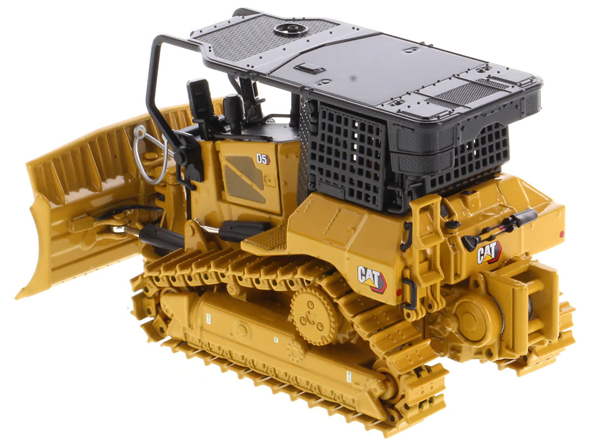 CAT Caterpillar D5 XR Fire Suppression Track Type Dozer Yellow "High Line" Series 1/50 Diecast Model by Diecast Masters LuxuryLifeWay Online Store