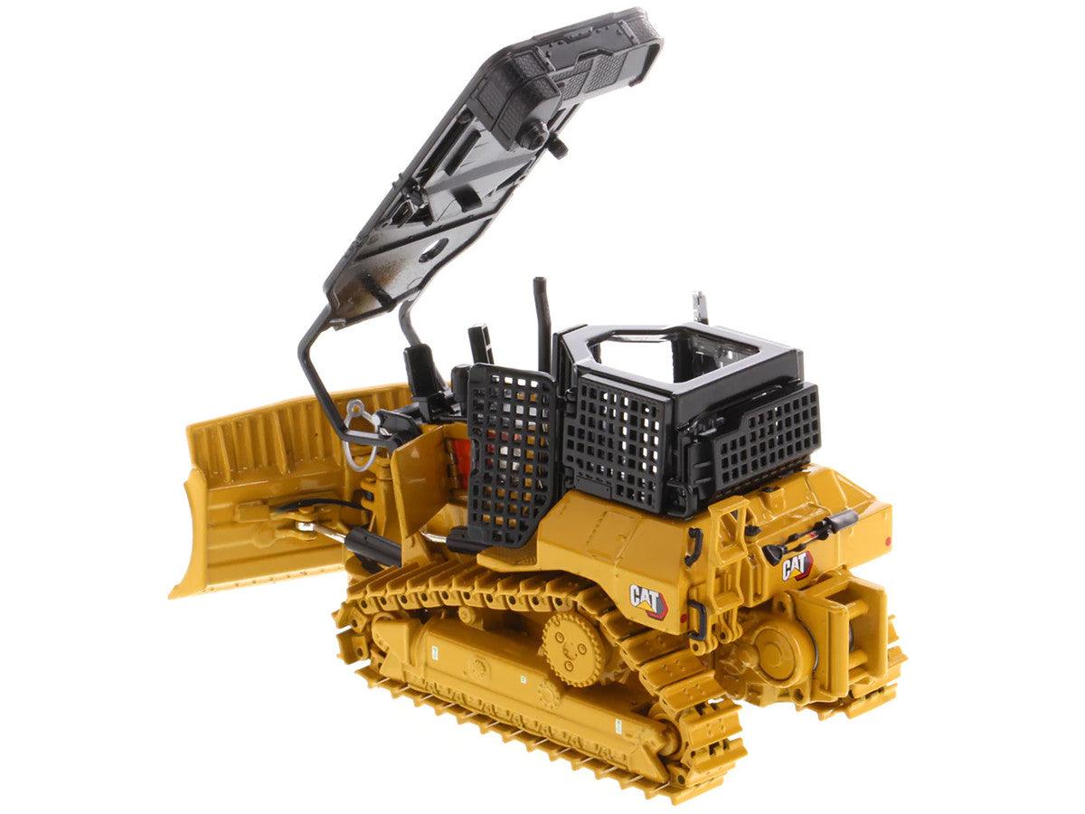 CAT Caterpillar D5 XR Fire Suppression Track Type Dozer Yellow "High Line" Series 1/50 Diecast Model by Diecast Masters LuxuryLifeWay Online Store