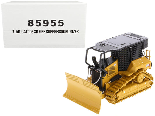 CAT Caterpillar D5 XR Fire Suppression Track Type Dozer Yellow "High Line" Series 1/50 Diecast Model by Diecast Masters LuxuryLifeWay Online Store