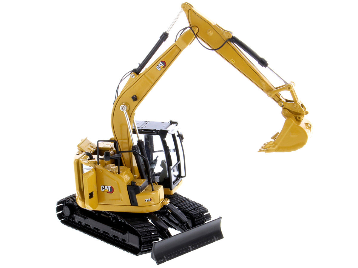 CAT Caterpillar 315 Track Type Hydraulic Excavator Yellow with Operator "High Line" Series 1/50 Diecast Model by Diecast Masters LuxuryLifeWay Online Store