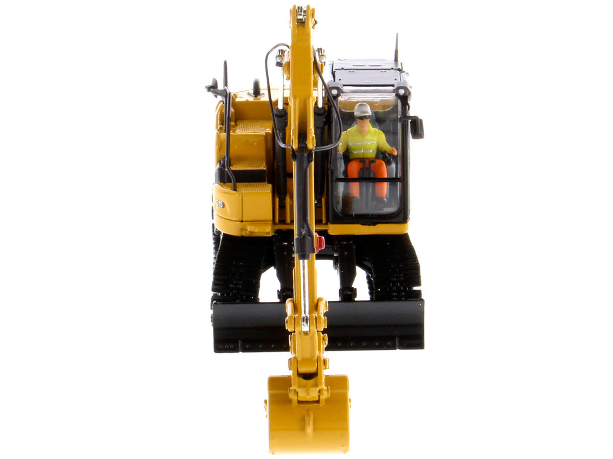 CAT Caterpillar 315 Track Type Hydraulic Excavator Yellow with Operator "High Line" Series 1/50 Diecast Model by Diecast Masters LuxuryLifeWay Online Store