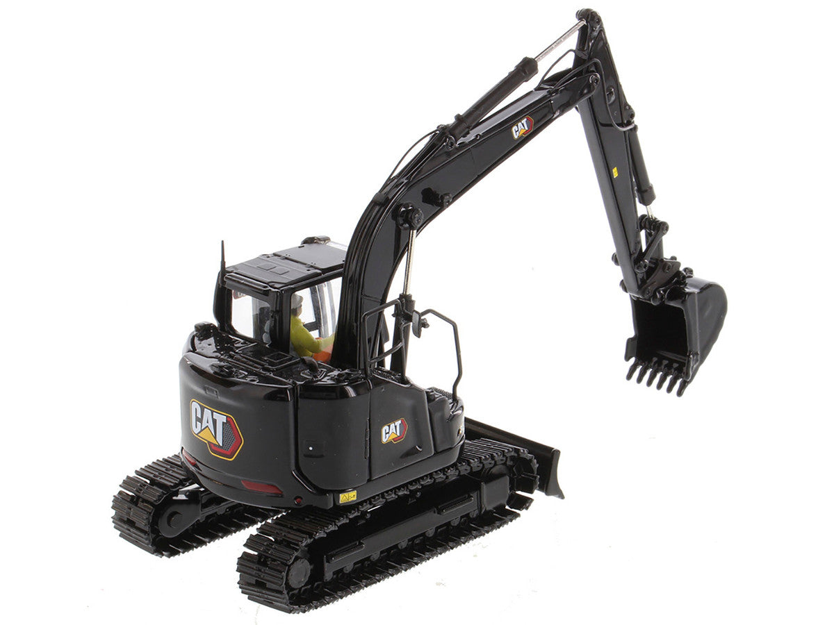 CAT Caterpillar 315 Track Type Hydraulic Excavator Special Black Finish with Operator "High Line" Series 1/50 Diecast Model by Diecast Masters LuxuryLifeWay Online Store