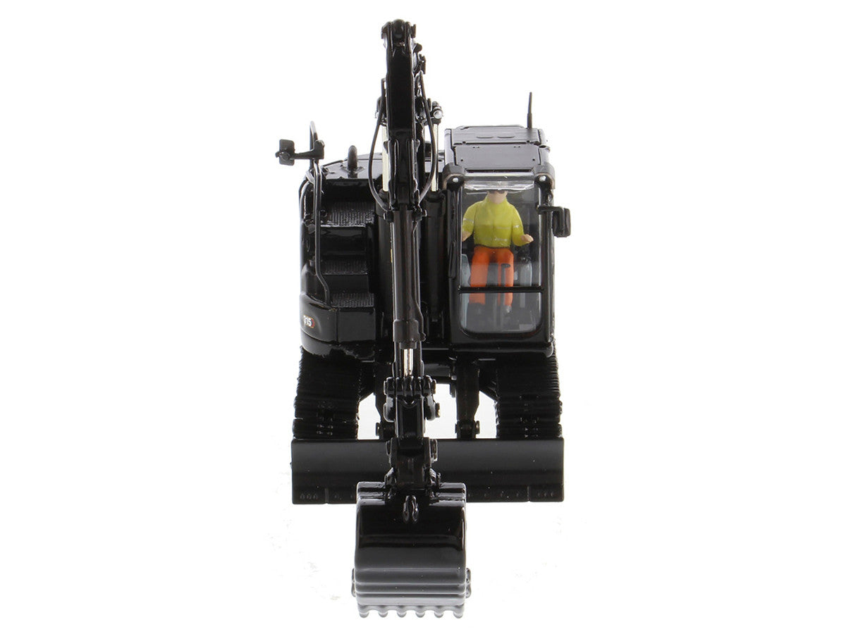 CAT Caterpillar 315 Track Type Hydraulic Excavator Special Black Finish with Operator "High Line" Series 1/50 Diecast Model by Diecast Masters LuxuryLifeWay Online Store