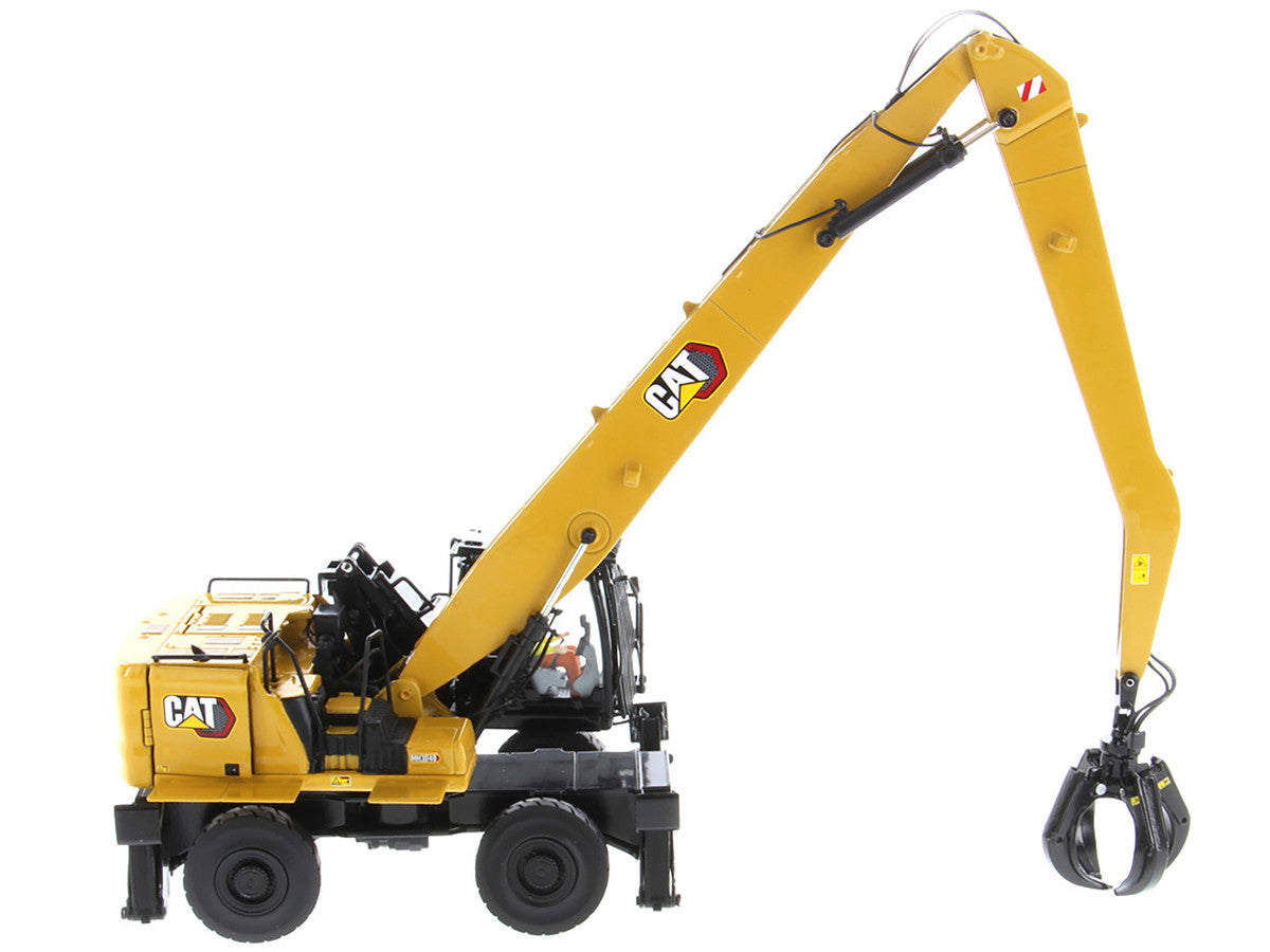CAT Caterpillar MH3040 Wheel Material Handler with Operator "High Line Series" 1/50 Diecast Model by Diecast Masters LuxuryLifeWay Online Store