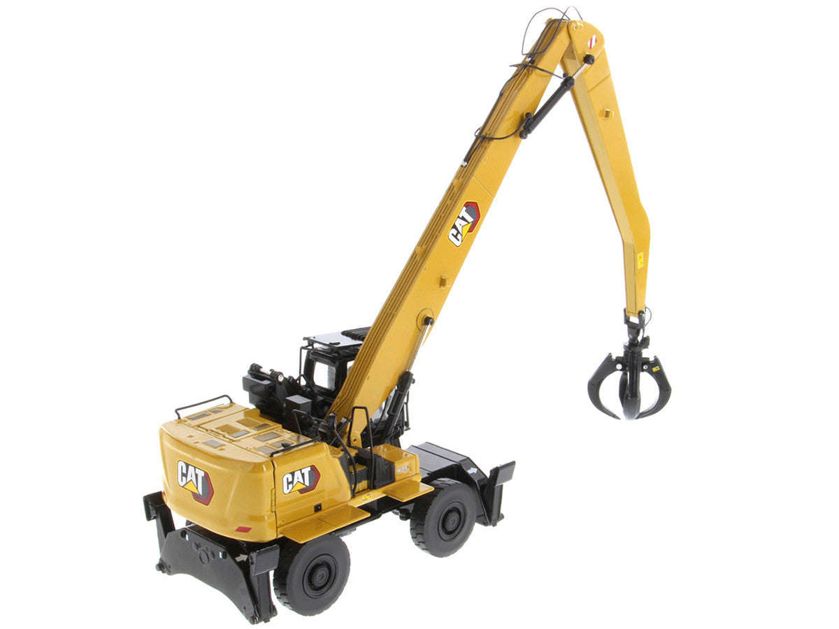 CAT Caterpillar MH3040 Wheel Material Handler with Operator "High Line Series" 1/50 Diecast Model by Diecast Masters LuxuryLifeWay Online Store