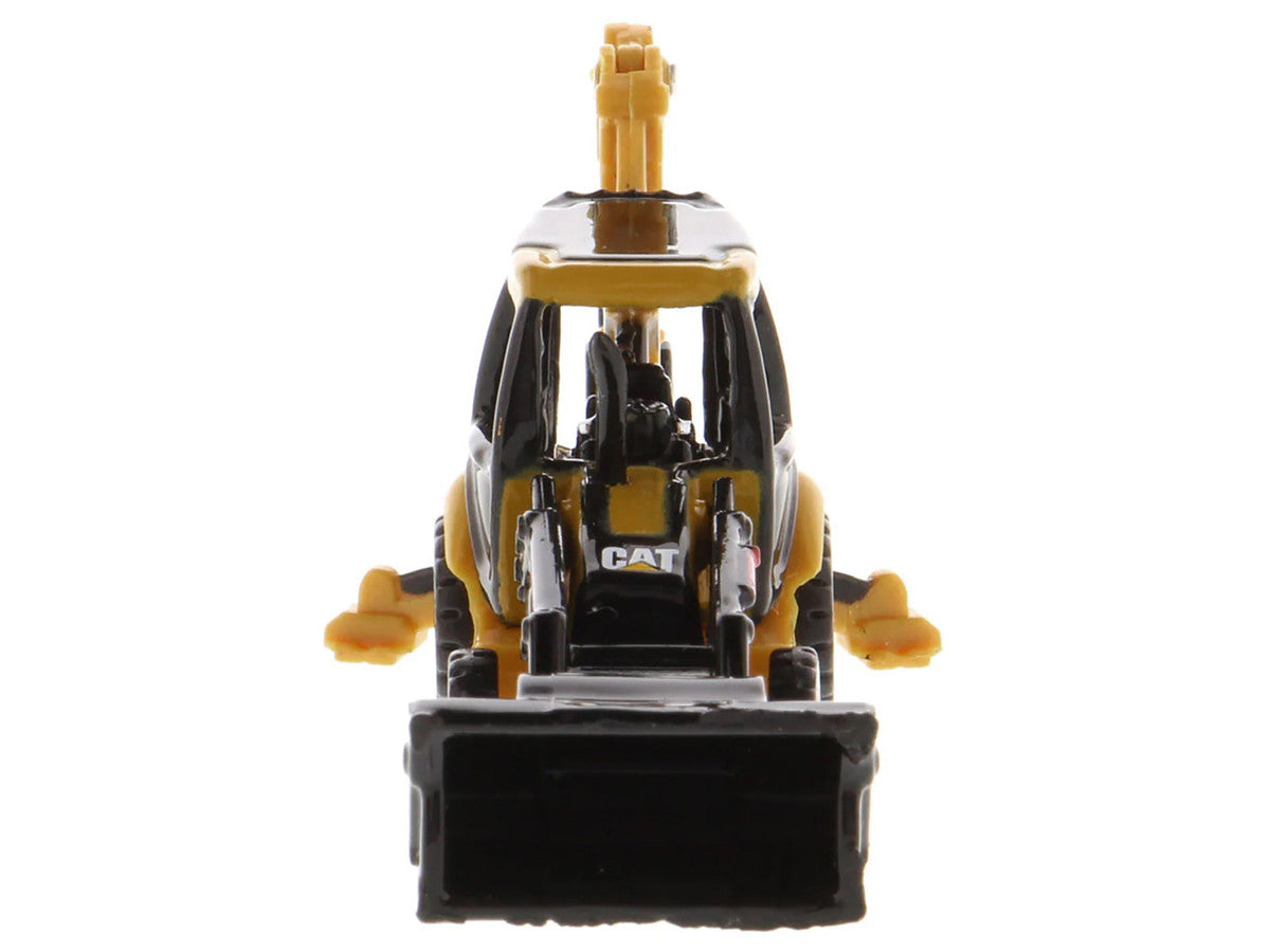 CAT Caterpillar 420E Backhoe Loader Yellow "Micro-Constructor" Series Diecast Model by Diecast Masters LuxuryLifeWay Online Store