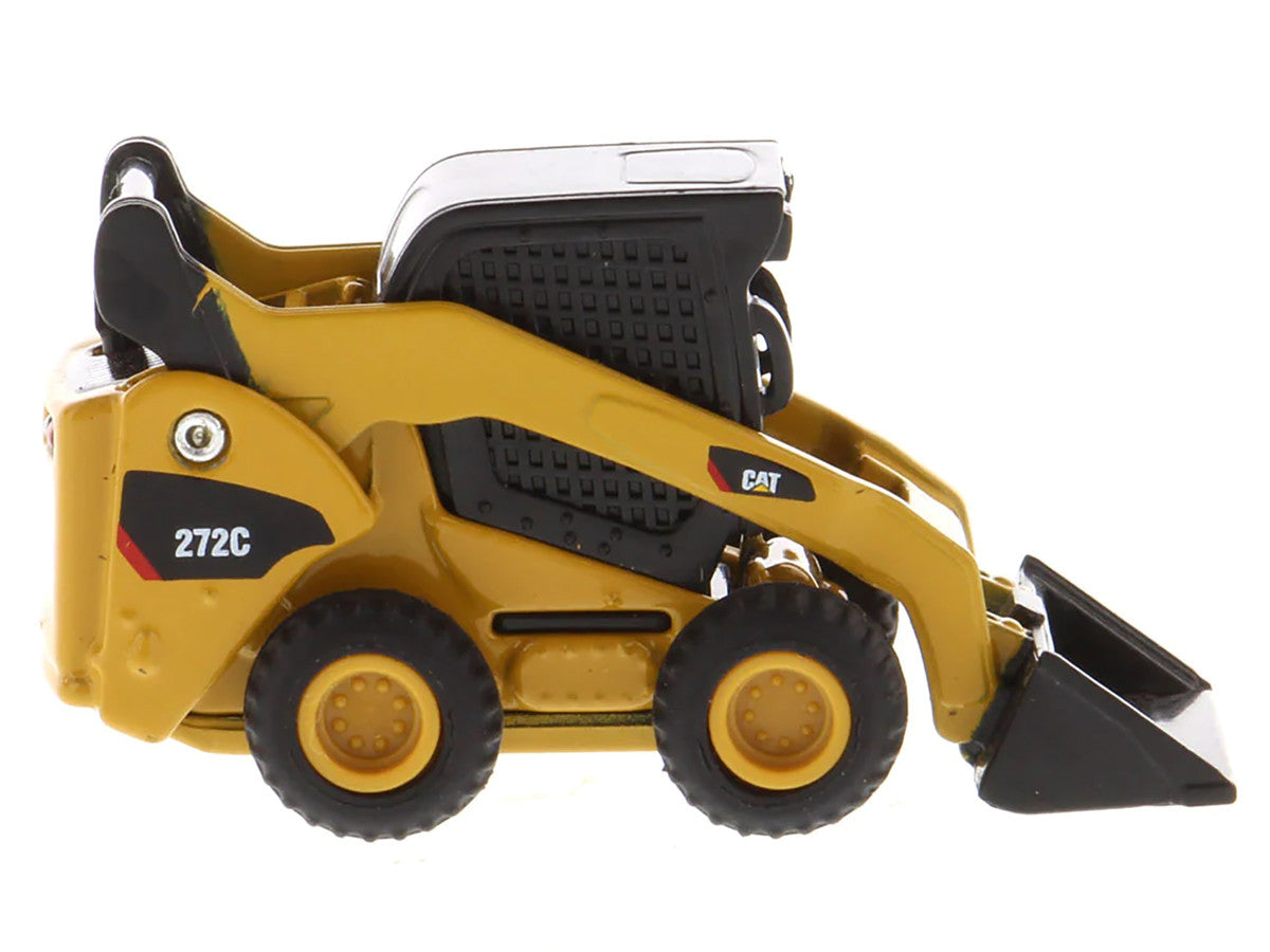 CAT Caterpillar 272C Skid Steer Loader Yellow "Micro-Constructor" Series Diecast Model by Diecast Masters LuxuryLifeWay Online Store