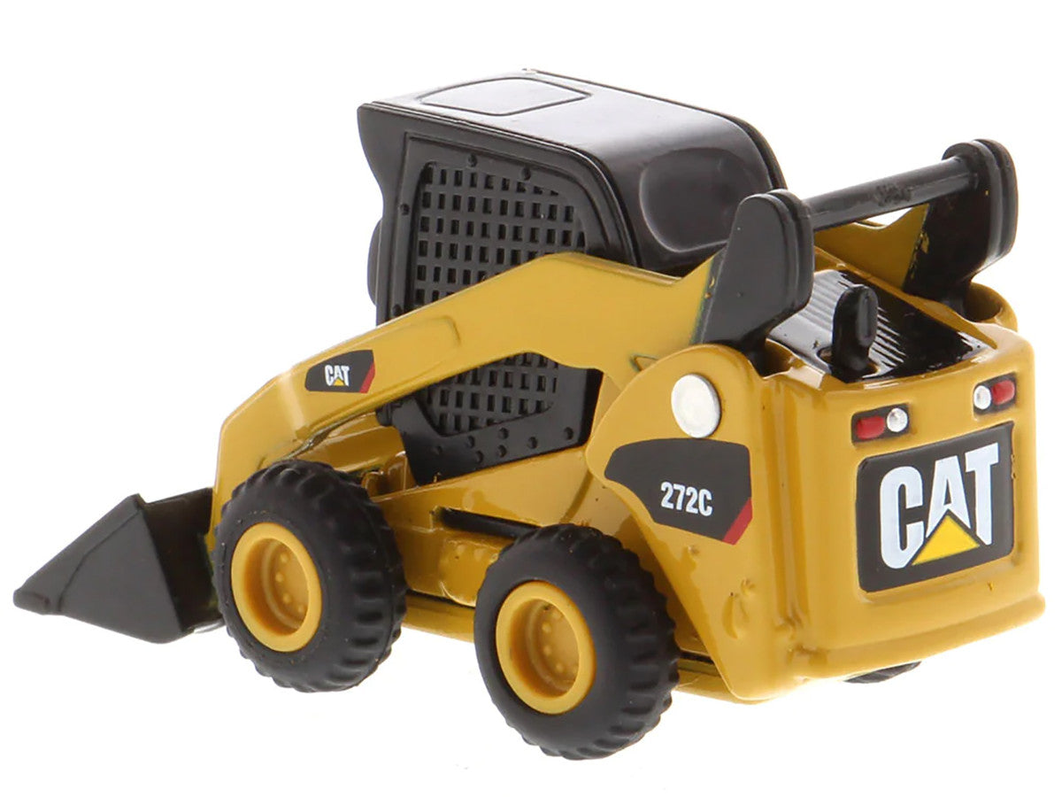 CAT Caterpillar 272C Skid Steer Loader Yellow "Micro-Constructor" Series Diecast Model by Diecast Masters LuxuryLifeWay Online Store