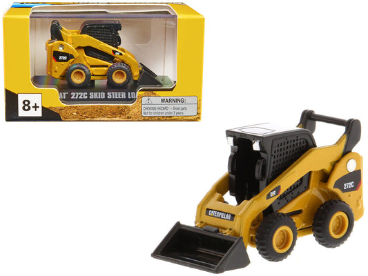 CAT Caterpillar 272C Skid Steer Loader Yellow "Micro-Constructor" Series Diecast Model by Diecast Masters LuxuryLifeWay Online Store