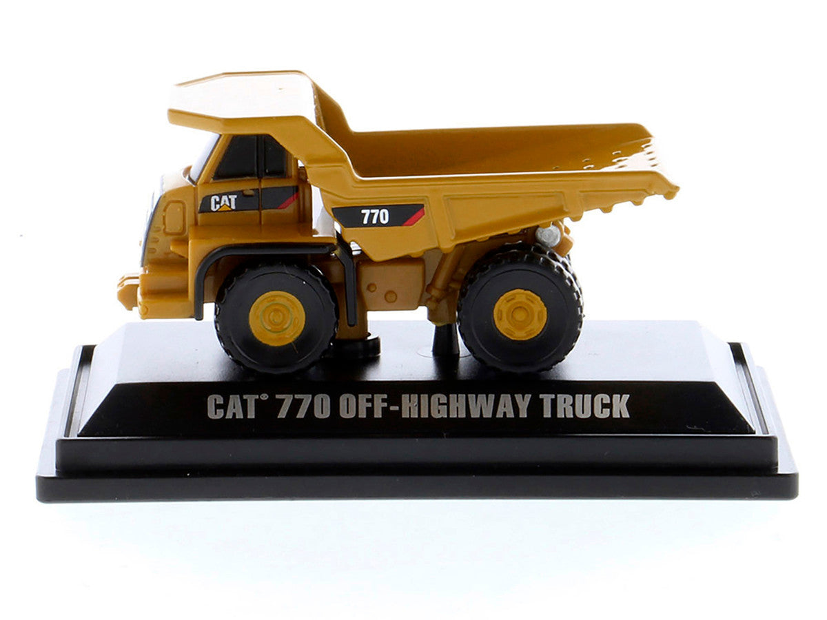 CAT Caterpillar 770 Off–Highway Truck Yellow "Micro-Constructor" Series Diecast Model by Diecast Masters LuxuryLifeWay Online Store