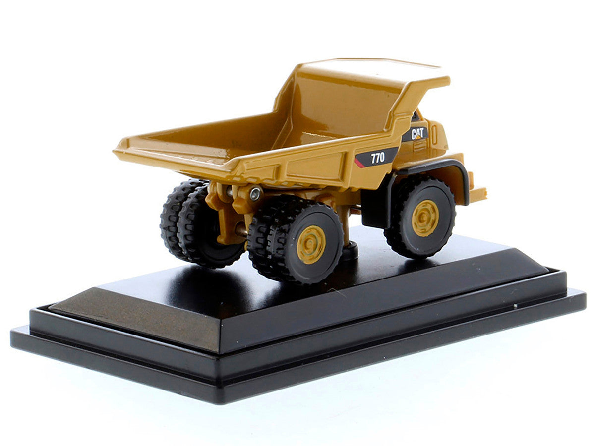CAT Caterpillar 770 Off–Highway Truck Yellow "Micro-Constructor" Series Diecast Model by Diecast Masters LuxuryLifeWay Online Store